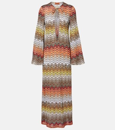 Missoni Missoni Wave lamé beach dress