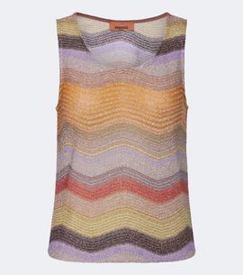 Missoni Missoni Wave lamé top