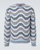 Missoni Missoni Wave wool and cotton-blend sweater - 1