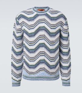 Missoni Missoni Wave wool and cotton-blend sweater