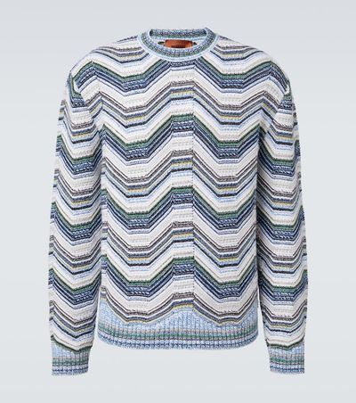 Missoni Missoni Wave wool and cotton-blend sweater