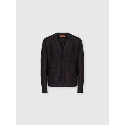 Missoni Missoni Wool And Viscose-blend Cardigan With Greek Key Motif