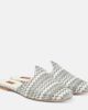 Missoni Missoni Zig Zag canvas mules - 1