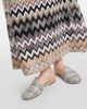 Missoni Missoni Zig Zag canvas mules - 7
