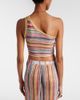 Missoni Missoni Zig Zag one-shoulder crop top - 4