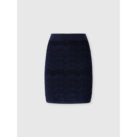 Missoni Missoni Zig Zag Viscose And Wool Mini Skirt