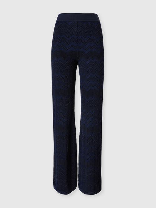 Missoni Missoni Zig Zag Viscose And Wool Straight-leg Trousers