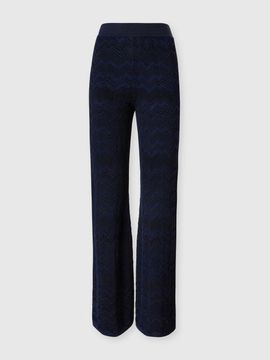 Missoni Missoni Zig Zag Viscose And Wool Straight-leg Trousers