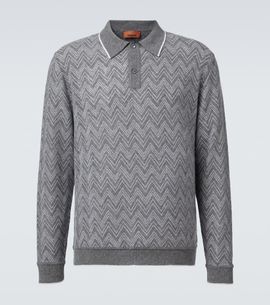 Missoni Missoni Zigzag cashmere polo sweater