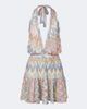 Missoni Missoni Zigzag halterneck minidress - 1