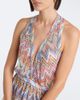 Missoni Missoni Zigzag halterneck minidress - 3