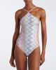 Missoni Missoni ZigZag halterneck swimsuit - 2