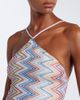 Missoni Missoni ZigZag halterneck swimsuit - 3