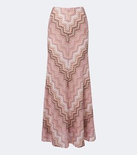 Missoni Missoni Zigzag knitted maxi skirt