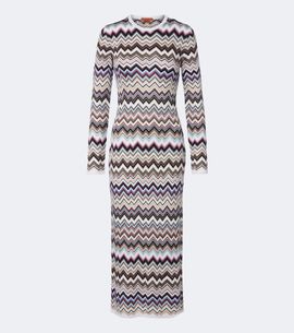Missoni Missoni Zigzag knitted wool-blend midi dress