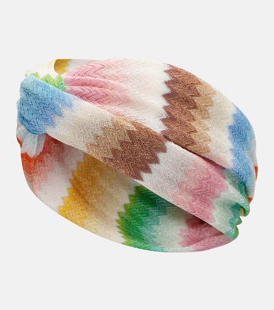 Missoni Missoni Zigzag lamé headband