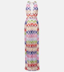 Missoni Missoni Zigzag lamé jumpsuit