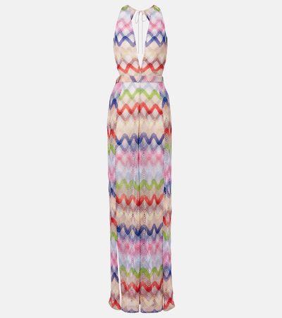 Missoni Missoni Zigzag lamé jumpsuit