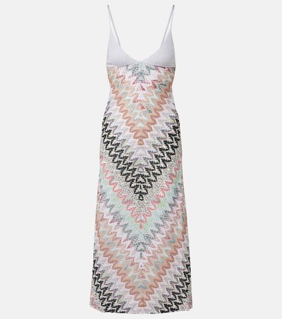 Missoni Missoni Zigzag lamé midi dress
