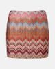 Missoni Missoni Zigzag lamé miniskirt - 1