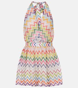 Missoni Missoni Zigzag lamé romper