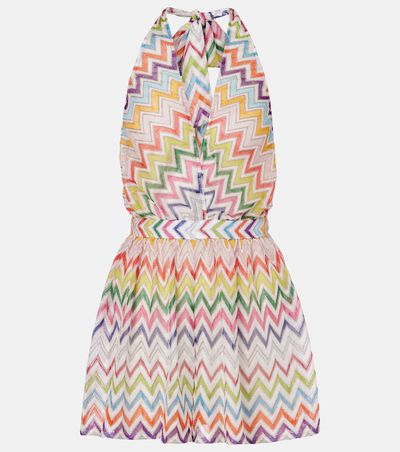 Missoni Missoni Zigzag lamé romper