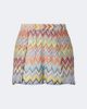 Missoni Missoni Zigzag lamé shorts - 1