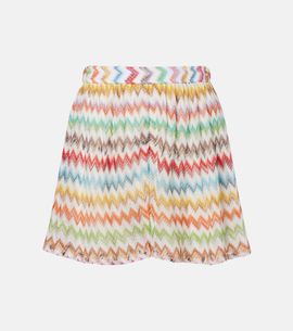 Missoni Missoni Zigzag lamÃ© shorts