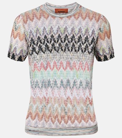 Missoni Missoni Zigzag lamé T-shirt