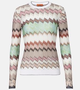 Missoni Missoni Zigzag lamé top