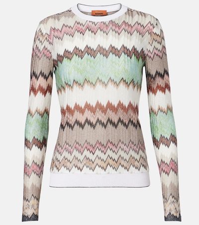 Missoni Missoni Zigzag lamé top