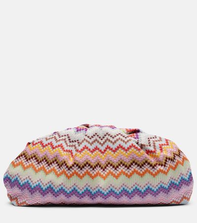 Missoni Missoni Zigzag Large jacquard clutch