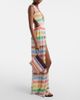 Missoni Missoni Zigzag Large leather-trimmed lamÃ© clutch - 5