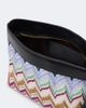 Missoni Missoni Zigzag leather-trimmed lamé pouch - 3