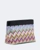 Missoni Missoni Zigzag leather-trimmed lamé pouch - 4
