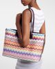 Missoni Missoni Zigzag leather-trimmed lamÃ© tote bag - 2