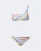 Missoni Missoni Zigzag one-shoulder lamÃ© bikini - 1