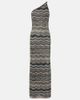 Missoni Missoni Zigzag one-shoulder lamÃ© maxi dress - 1