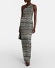 Missoni Missoni Zigzag one-shoulder lamÃ© maxi dress - 2