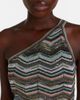Missoni Missoni Zigzag one-shoulder lamÃ© maxi dress - 3