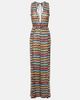 Missoni Missoni Zigzag open-back lamé jumpsuit - 1