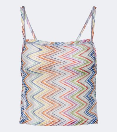 Missoni Missoni Zigzag open-back top