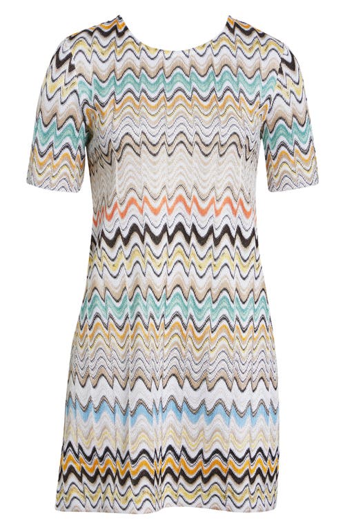 Missoni Missoni Zigzag Raschel Knit Minidress