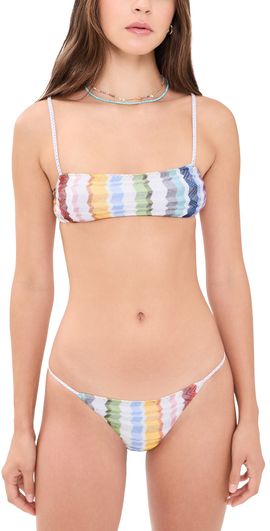 Missoni Missoni Zigzag Tulle Bikini Set Smsp1-Multicolor