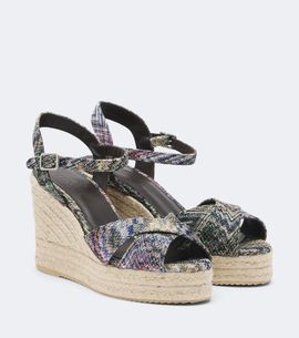 Missoni Missoni Zigzag wedge sandals
