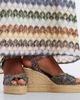 Missoni Missoni Zigzag wedge sandals - 2