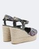 Missoni Missoni Zigzag wedge sandals - 3