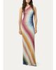 Missoni One-Shoulder Metallic Zigzag Crochet Maxi Dress - 2