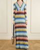MISSONI Small striped leather-trimmed raffia bucket bag - 2