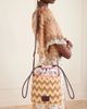 MISSONI Small striped raffia bucket bag - 2